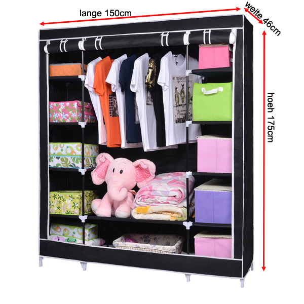 Ikea Schrank Für Kühlschrank ~ XXL Kleiderschrank Campingschrank Faltschrank Garderobe, 175x 150x 46 Ikea Schrank Für Kühlschrank ~ XXL Kleiderschrank Campingschrank Faltschrank Garderobe, 175x 150x 46